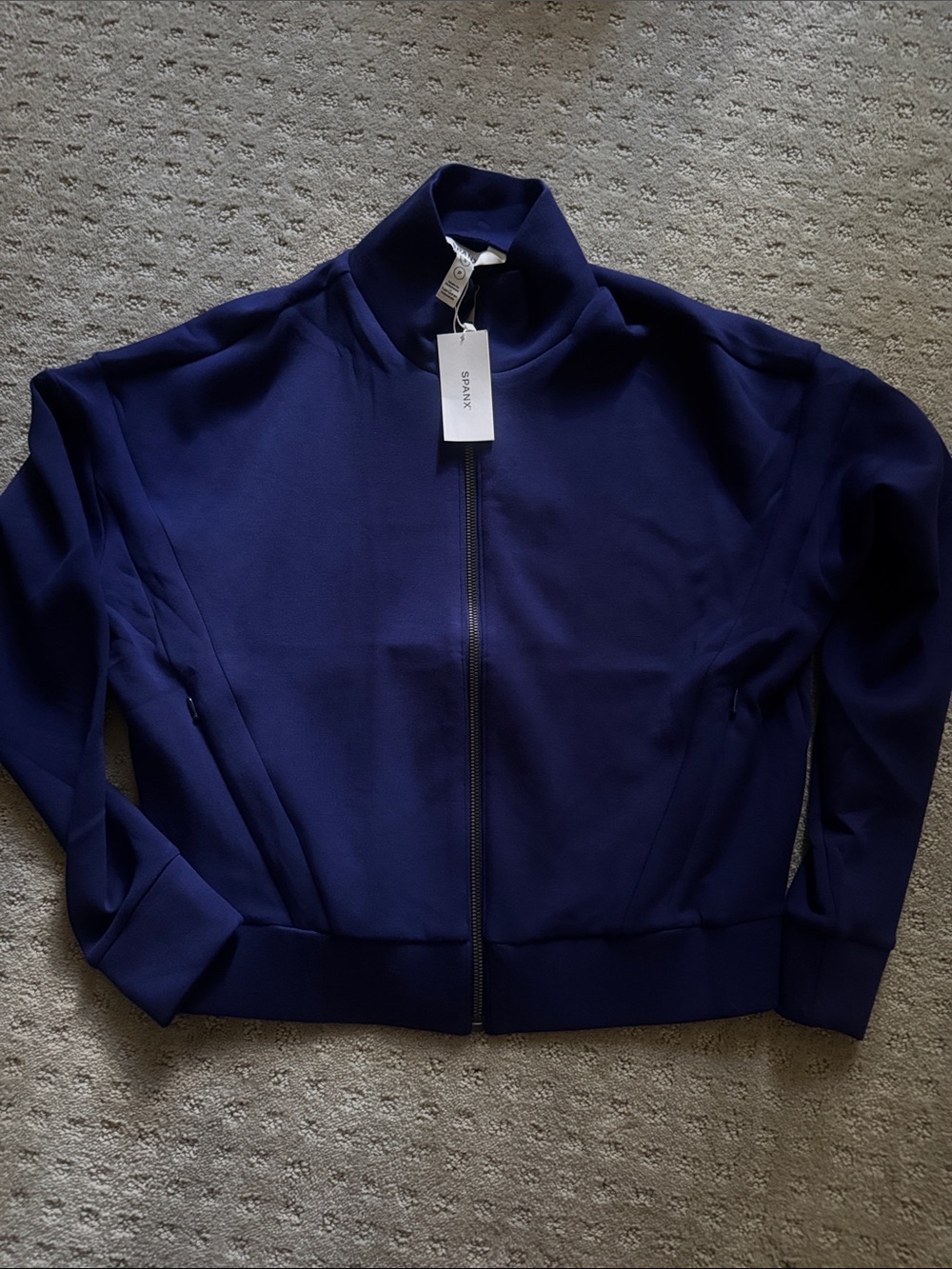 SPANX Women's Air Essentials track jacket size small